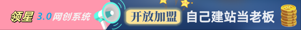 加盟领星云网创，搭建同款项目资源站，实现月入5万+-领星网创资源站