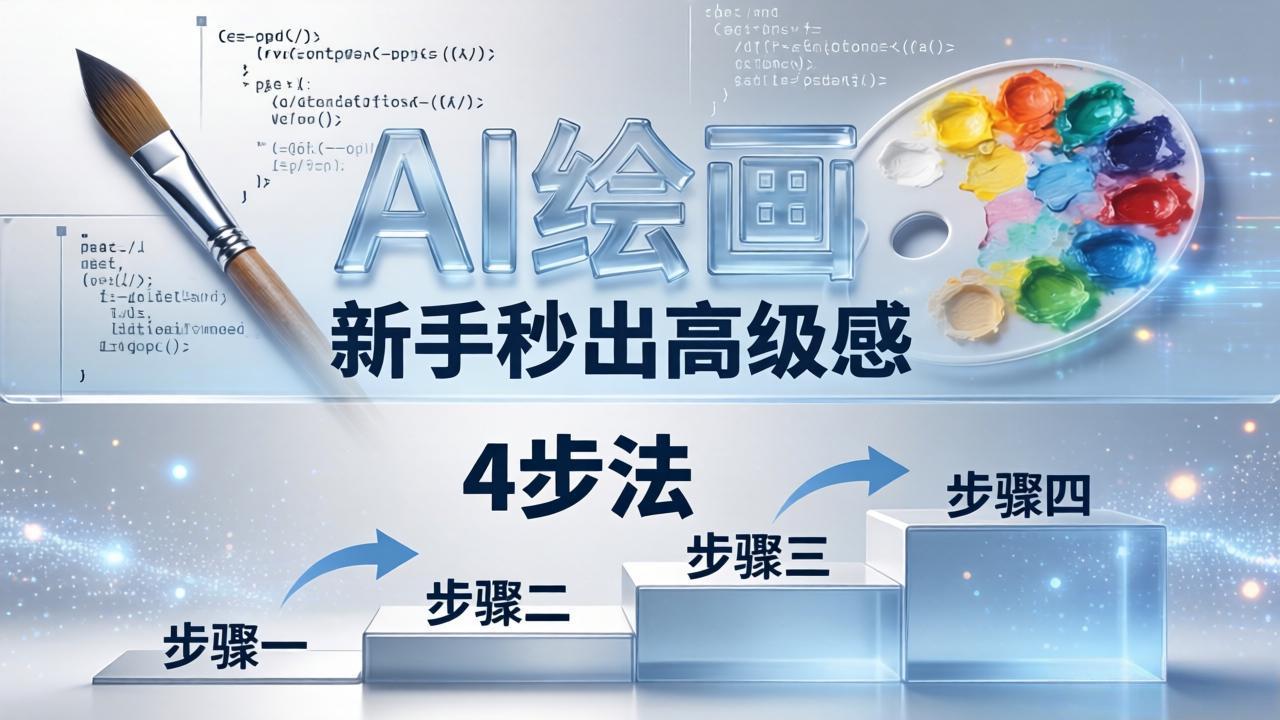 AI绘画入门别再硬磕了！即梦4步法：万能提示词公式+BRTR框架，新手秒出高级感-领星网创资源站