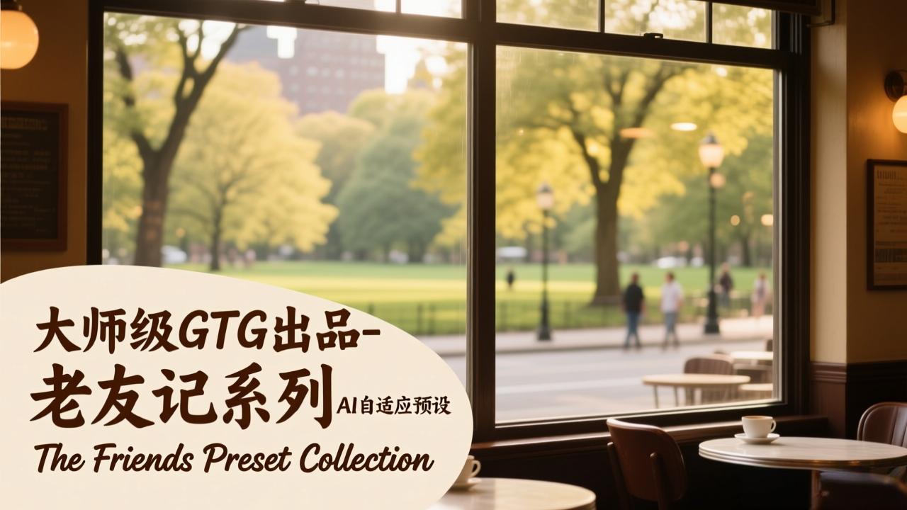 大师级GTG出品-老友记系列AI自适应预设The Friends Preset Collection-领星网创资源站