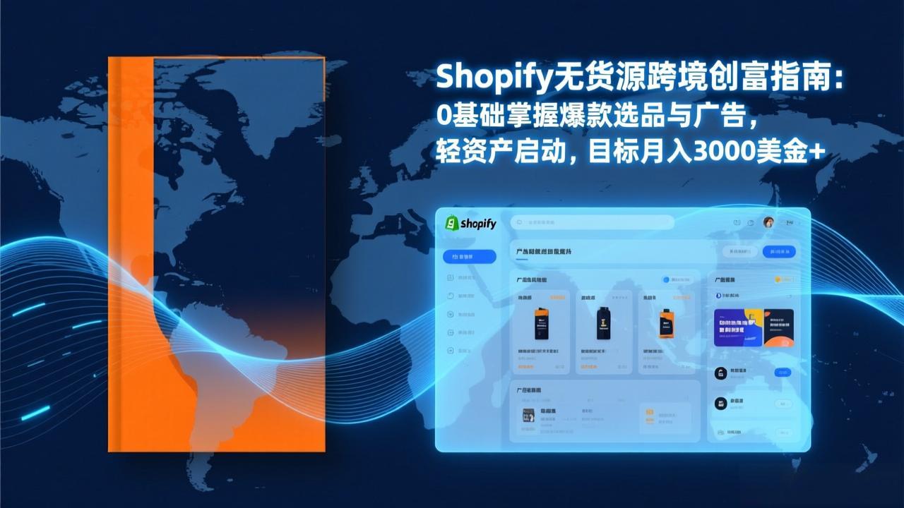 Shopify爆款打法实战：从选品到广告投放，复制爆款模型，驱动独立站月销售额破万刀-领星网创资源站
