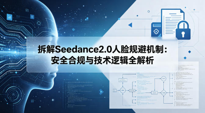 拆解Seedance2.0人脸规避机制：安全合规与技术逻辑全解析-领星网创资源站