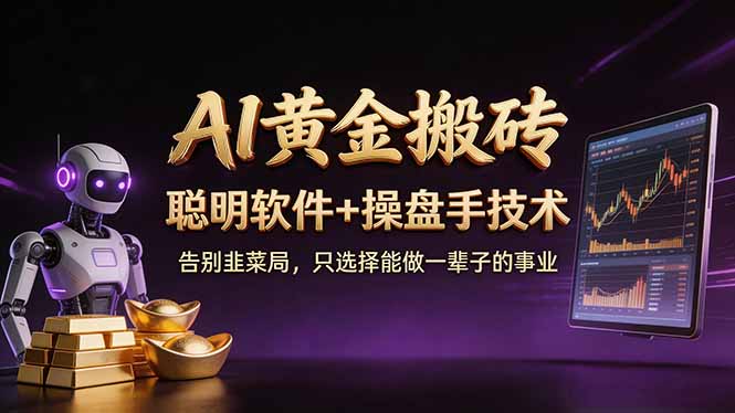 A1黄金搬砖 聪明软件+操盘手技术 告别韭菜局，小白也可以轻松上手日赚50-100U-领星网创资源站